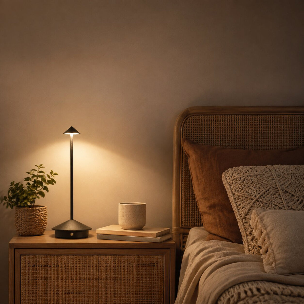 Aluminium Cone Table Lamp