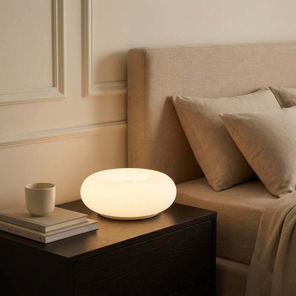 Bauhaus Disc Dome Shade Table Lamp