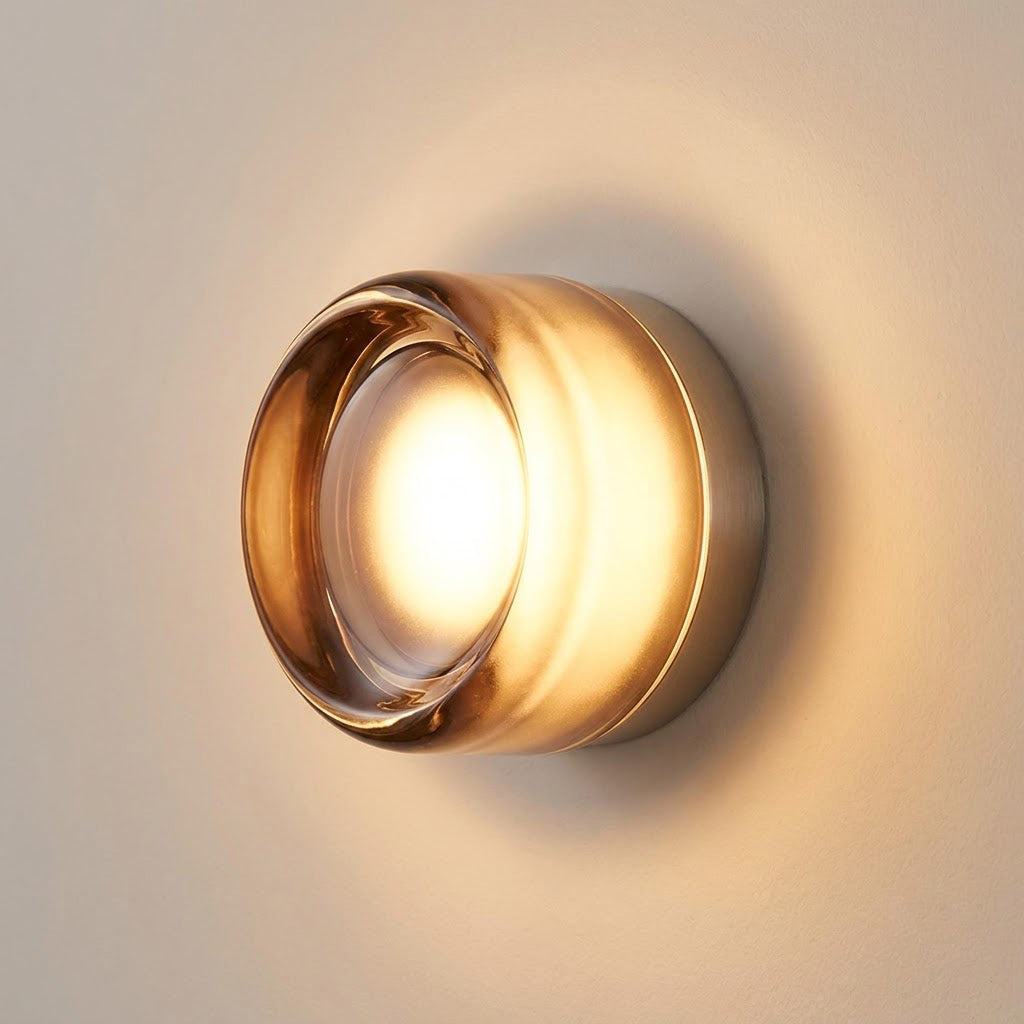 Scandinavian Dimpled Acrylic Wall Sconce