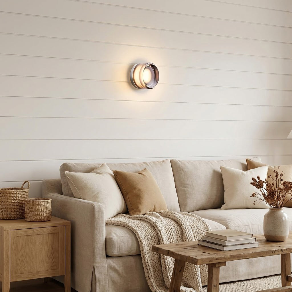 Scandinavian Dimpled Acrylic Wall Sconce