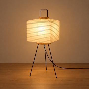 Japandi Square Washi Floor Lamp