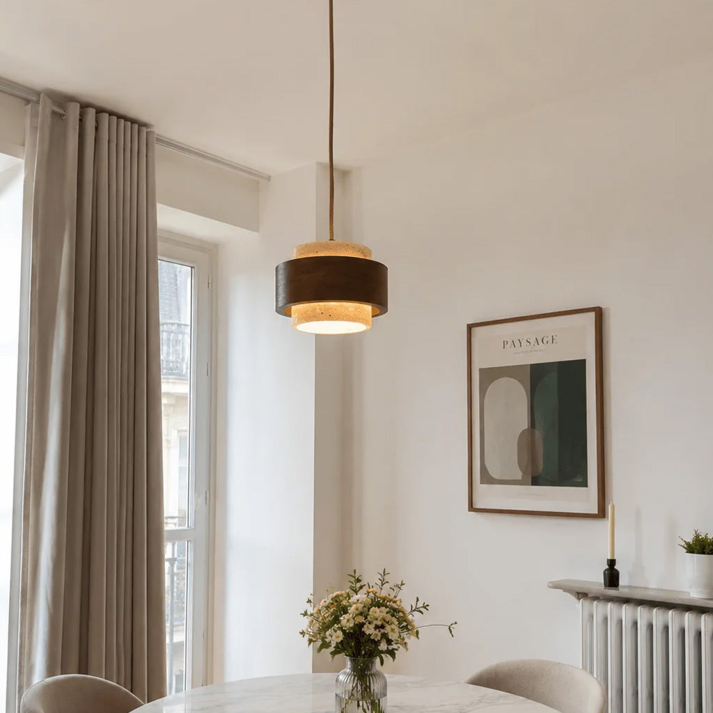 Japandi Tiered Pendant Light
