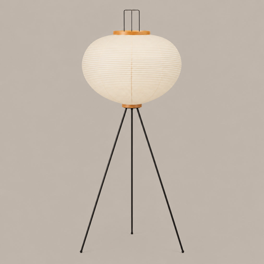 Japandi Tripod Washi Paper Floor Lamp