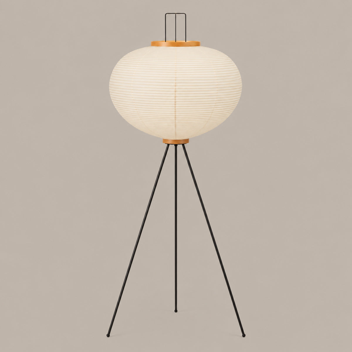Japandi Tripod Washi Paper Floor Lamp