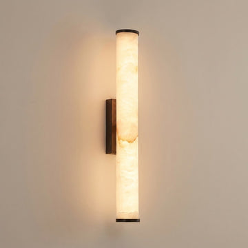 Modern Minimalist Marble Cylinder Wall Sconce