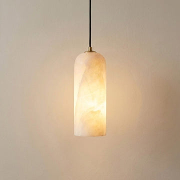 Mid-Century Modern Alabaster Pendant Light