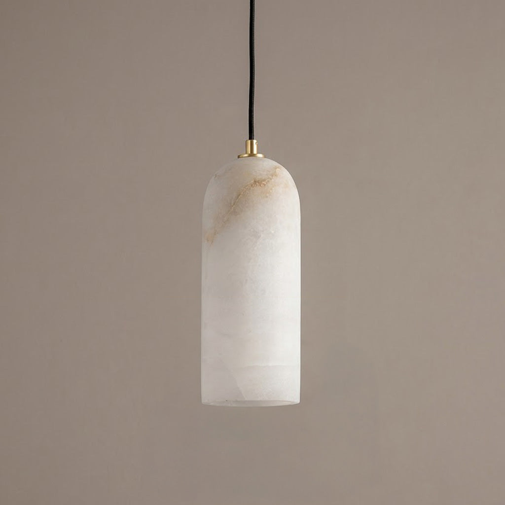 Mid-Century Modern Alabaster Pendant Light
