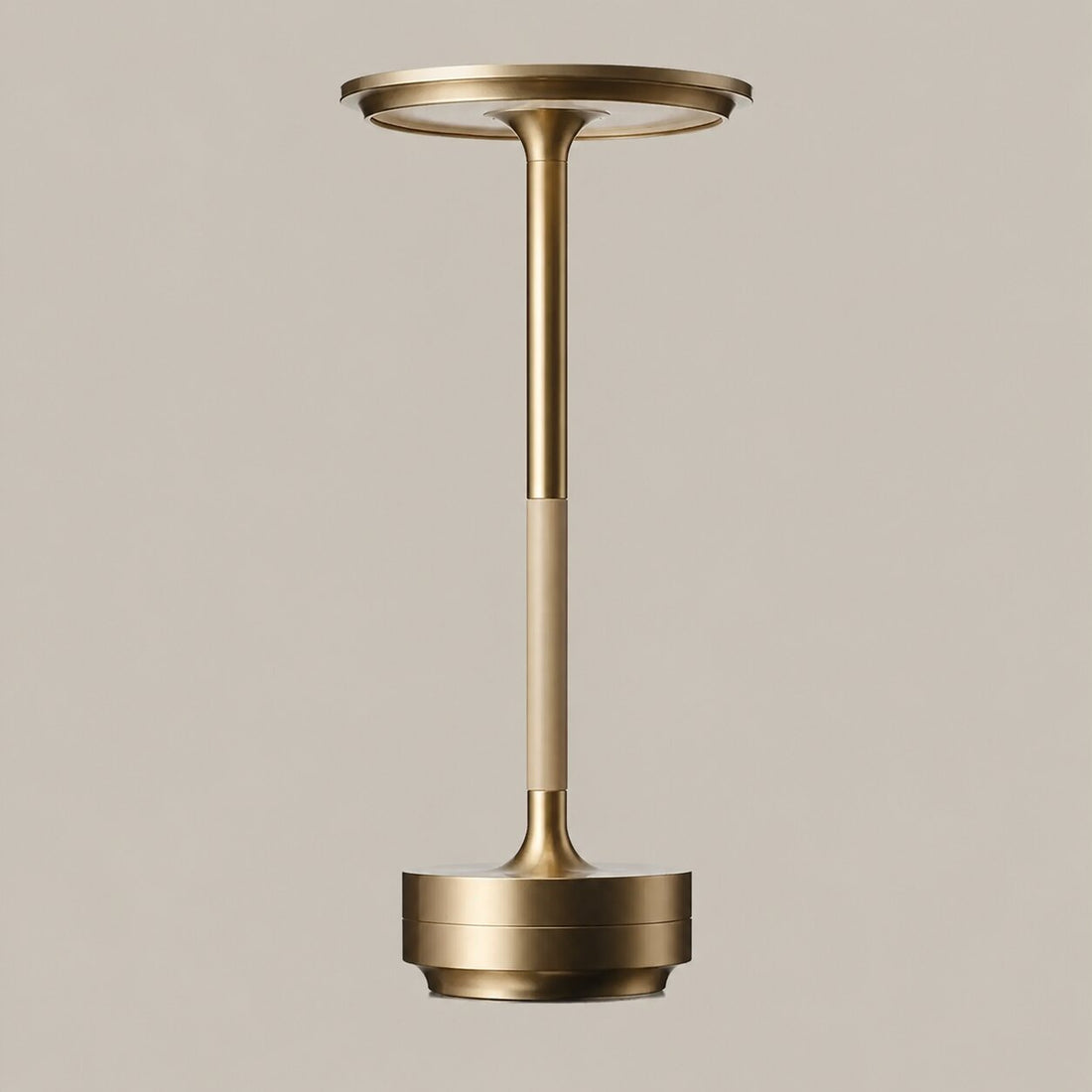 Minimalist Cordless Aluminium Cone Table Lamp