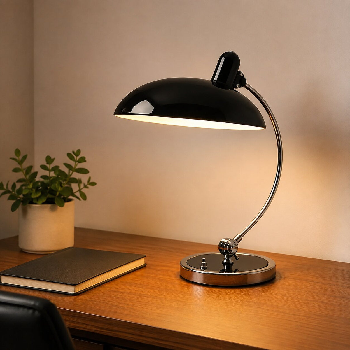 Minimalist Metal Dome Table Lamp