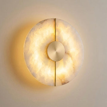 Minimalist Solid Marble Wall Sconce
