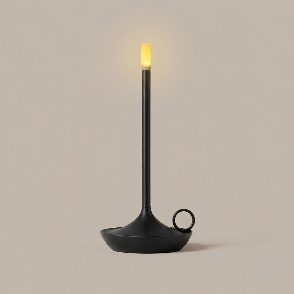 Minimalist Aluminium Cylinder Table Lamp