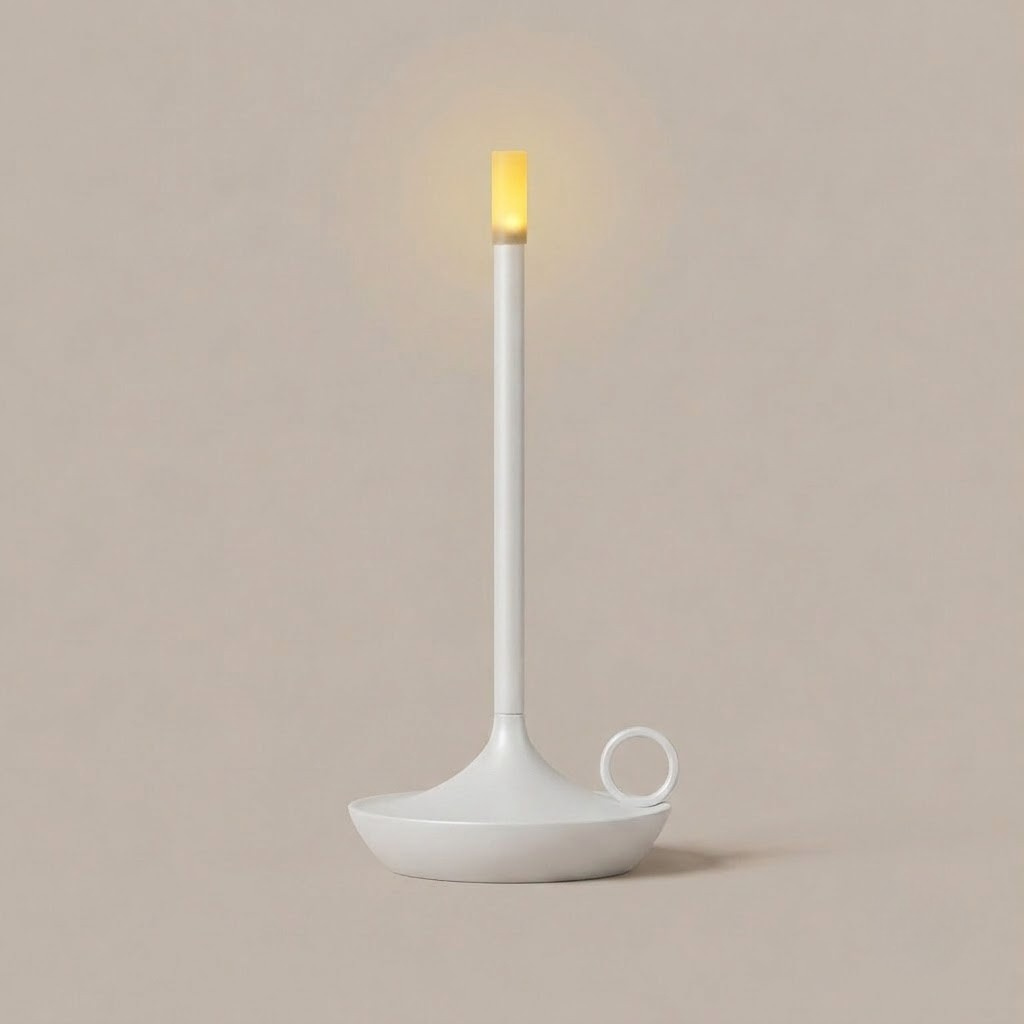 Minimalist Aluminium Cylinder Table Lamp