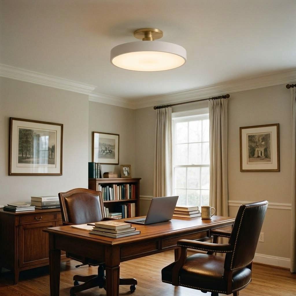 Modern Acrylic Round Flush Mount Ceiling Light
