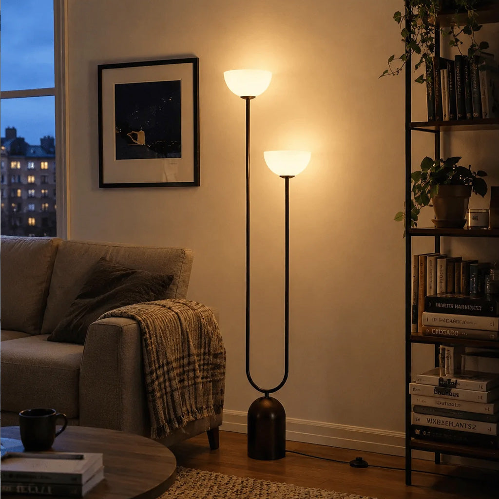 Modern Arc Dome Metal Floor Lamp
