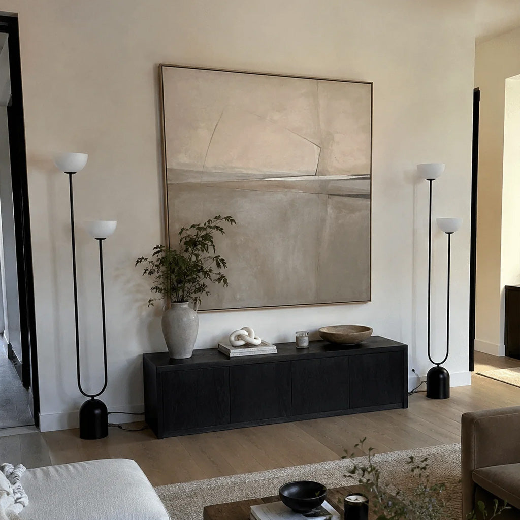 Modern Arc Dome Metal Floor Lamp
