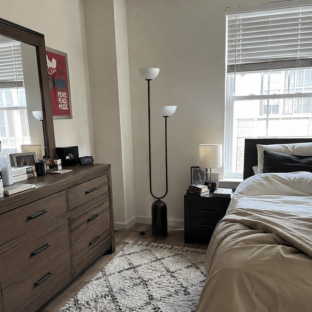 Modern Arc Dome Metal Floor Lamp