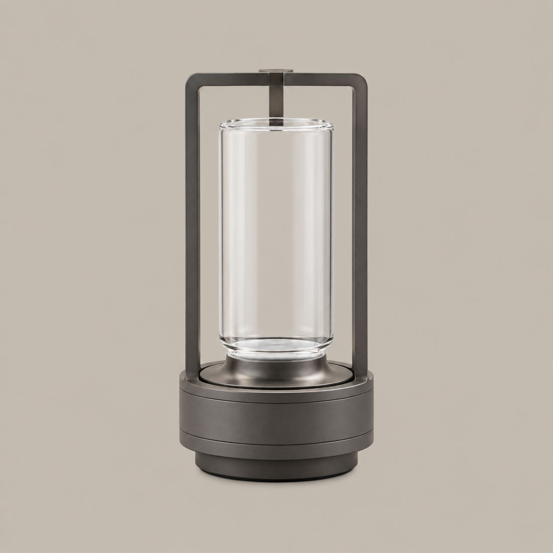 Modern Cordless Cylinder Acrylic Table Lamp