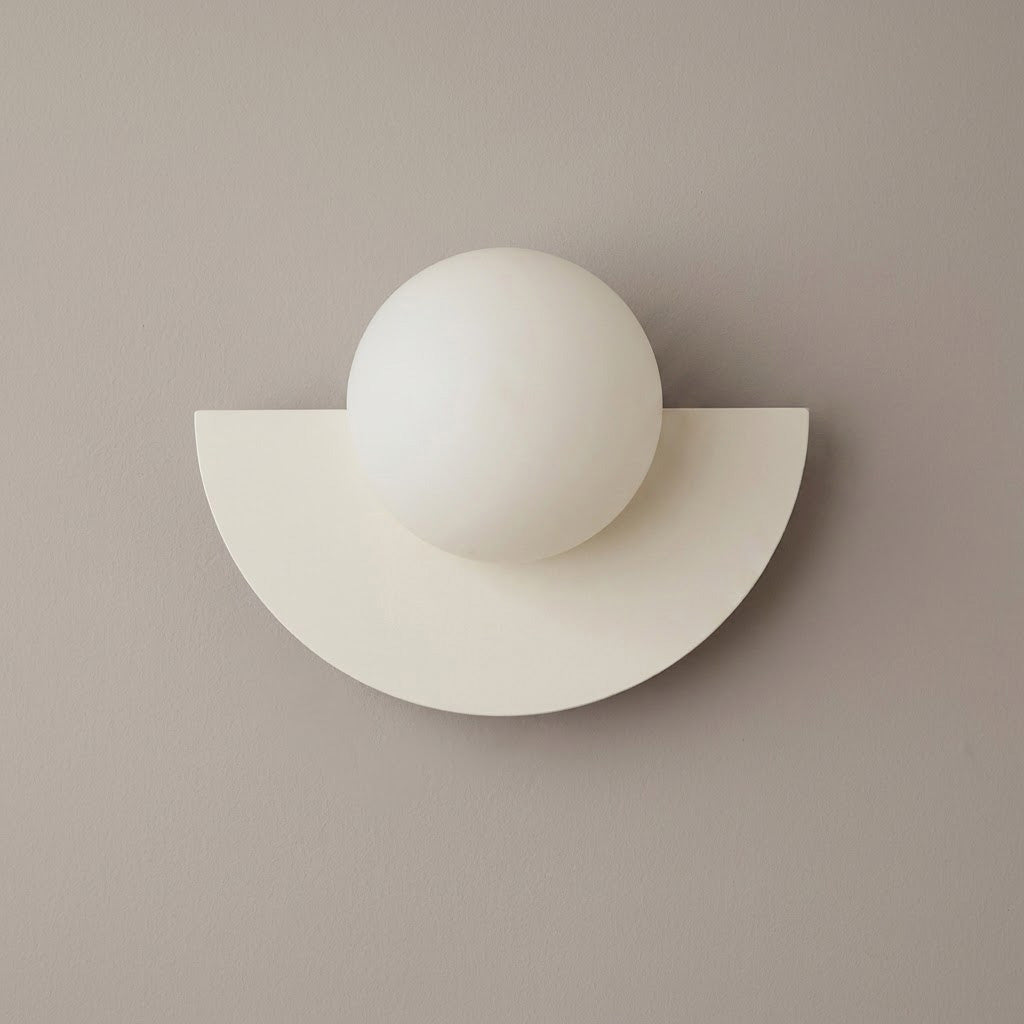 Modern Minimalist Glass Globe Wall Sconce