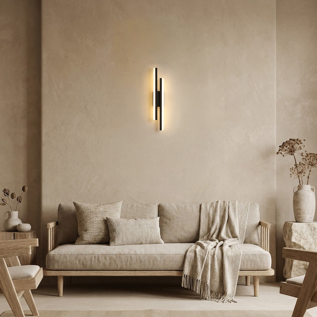 Modern Minimalist Linear Acrylic Wall Sconce