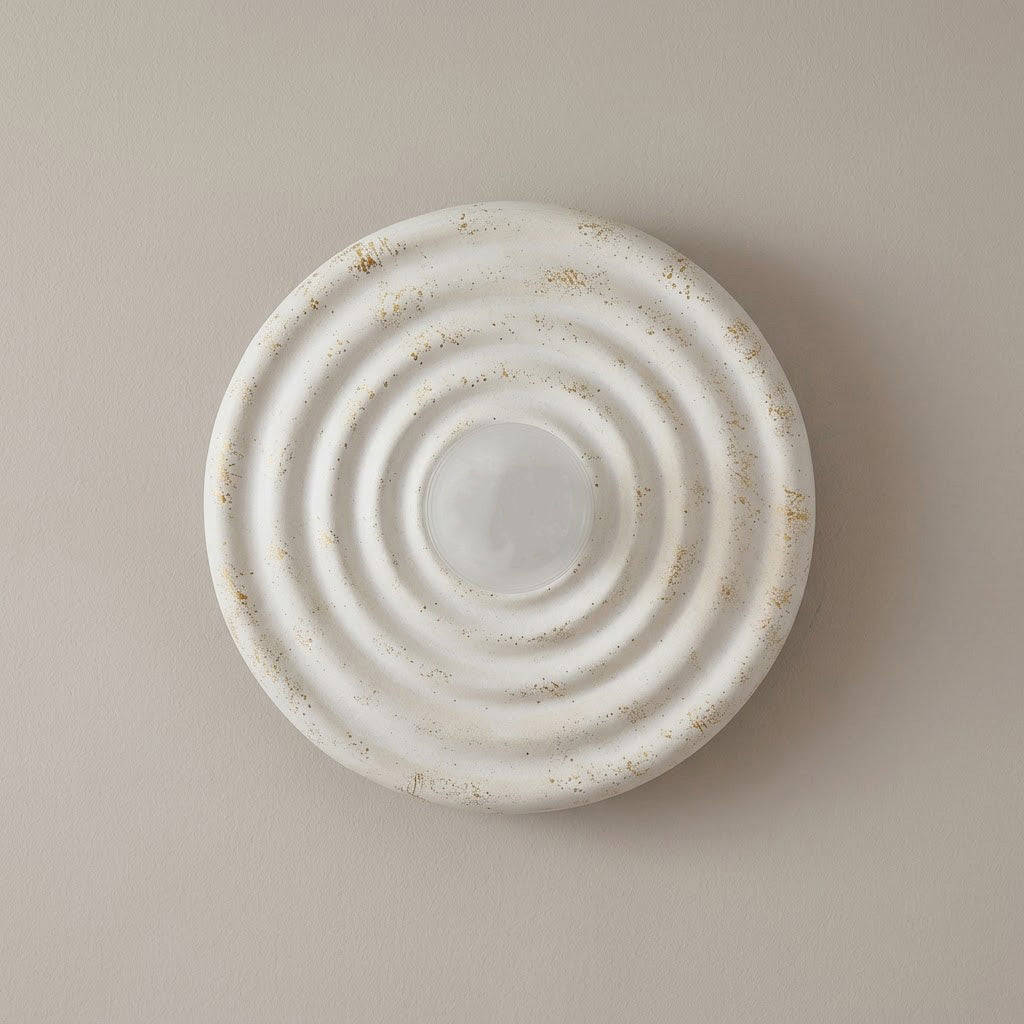 Modern Minimalist Resin Circular Wall Sconce