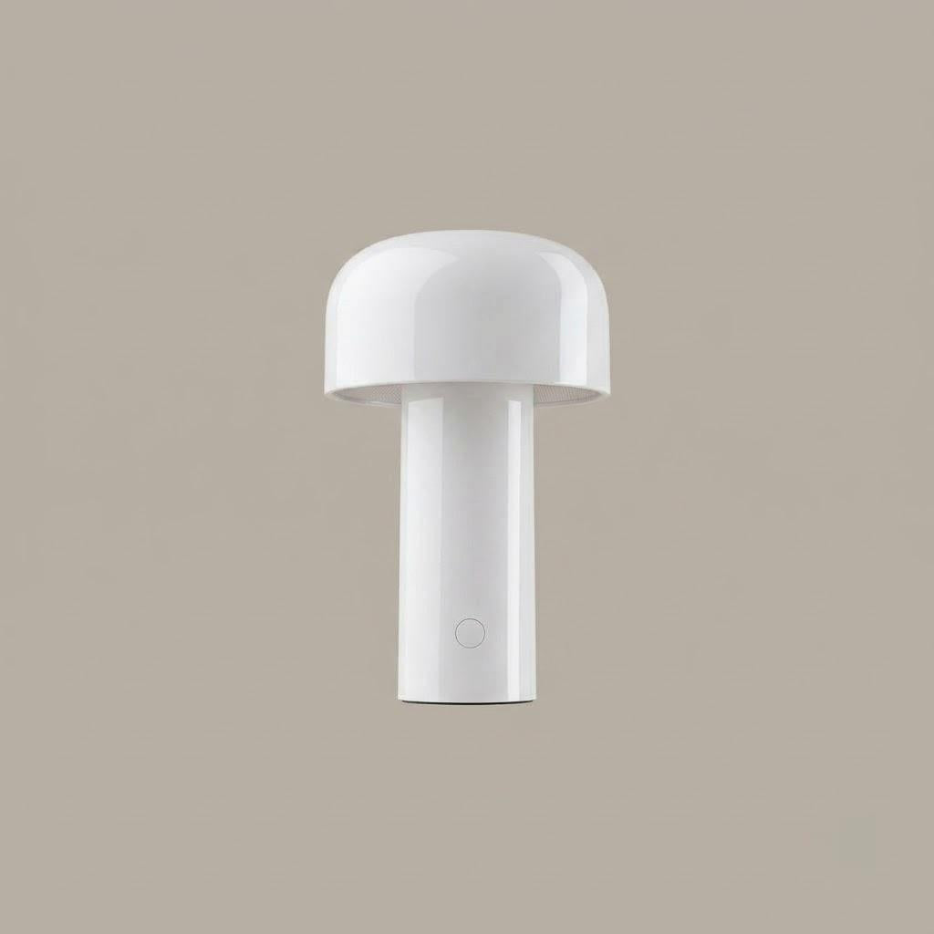 Nordic Cylindrical Iron Dome Shade Wireless Table Lamp