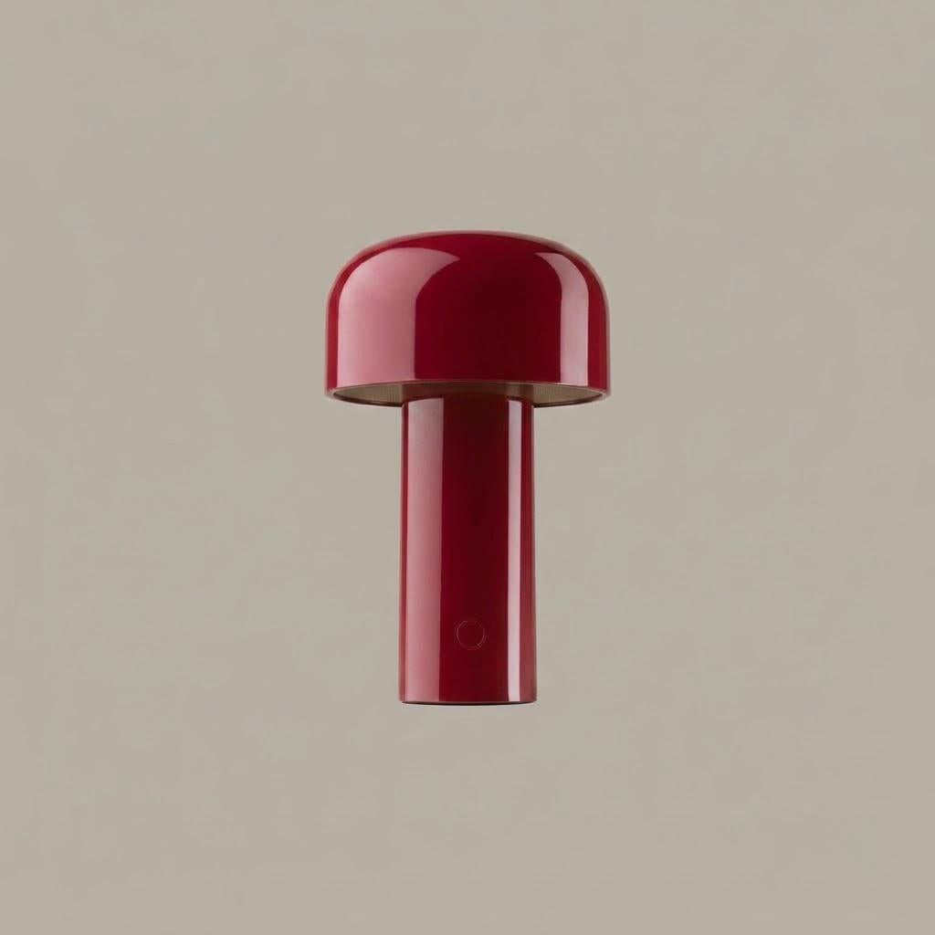 Nordic Cylindrical Iron Dome Shade Wireless Table Lamp