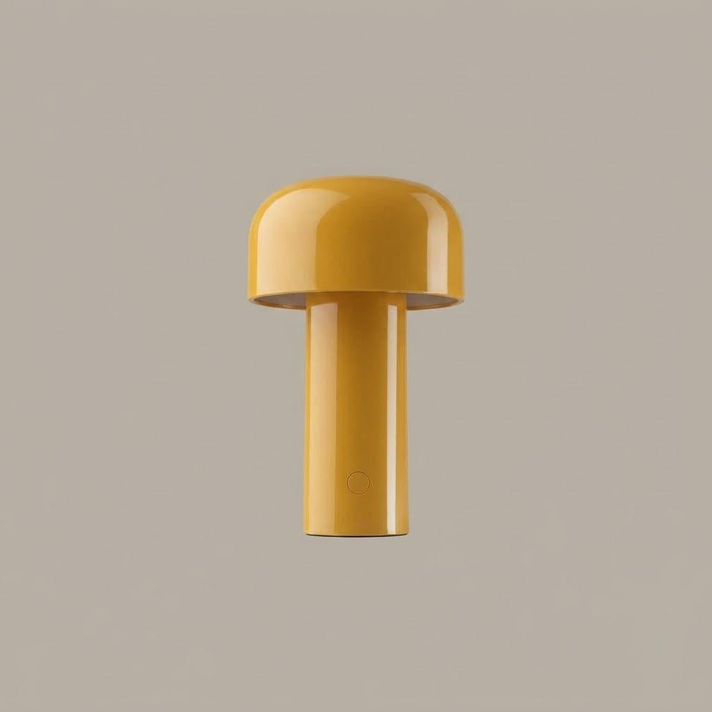 Nordic Cylindrical Iron Dome Shade Wireless Table Lamp