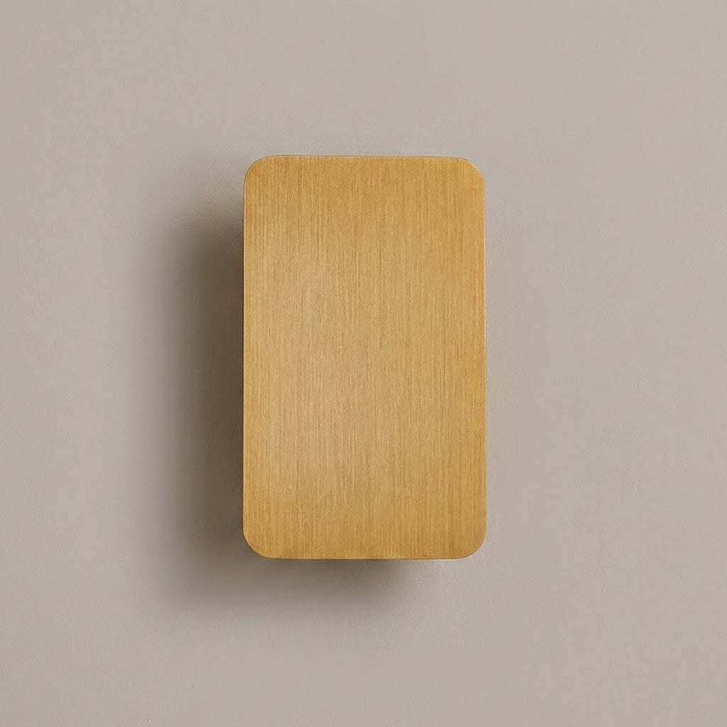 Nordic Frosted Glass Rectangular Wall Sconce