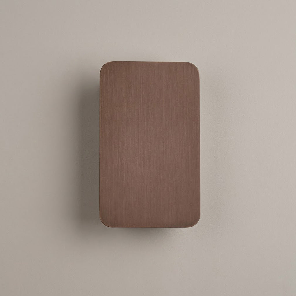Nordic Frosted Glass Rectangular Wall Sconce