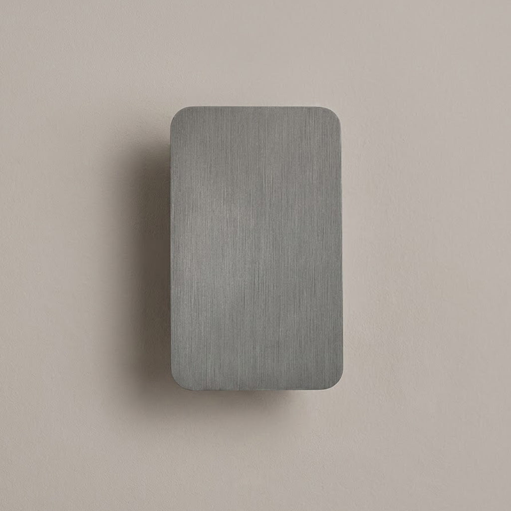 Nordic Frosted Glass Rectangular Wall Sconce