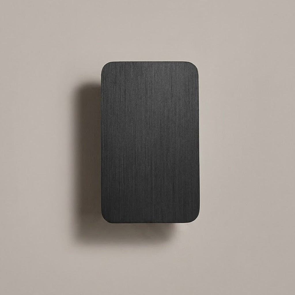 Nordic Frosted Glass Rectangular Wall Sconce