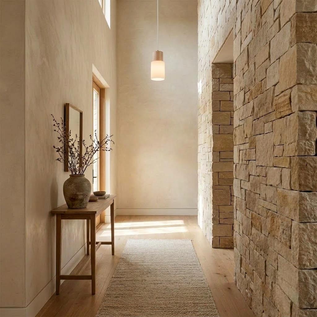 Scandinavian Wood Cylinder 1-Light Pendant Light