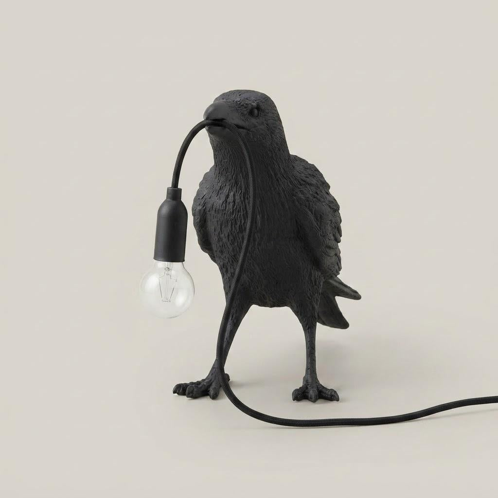 Resin Sculptural Table Lamp