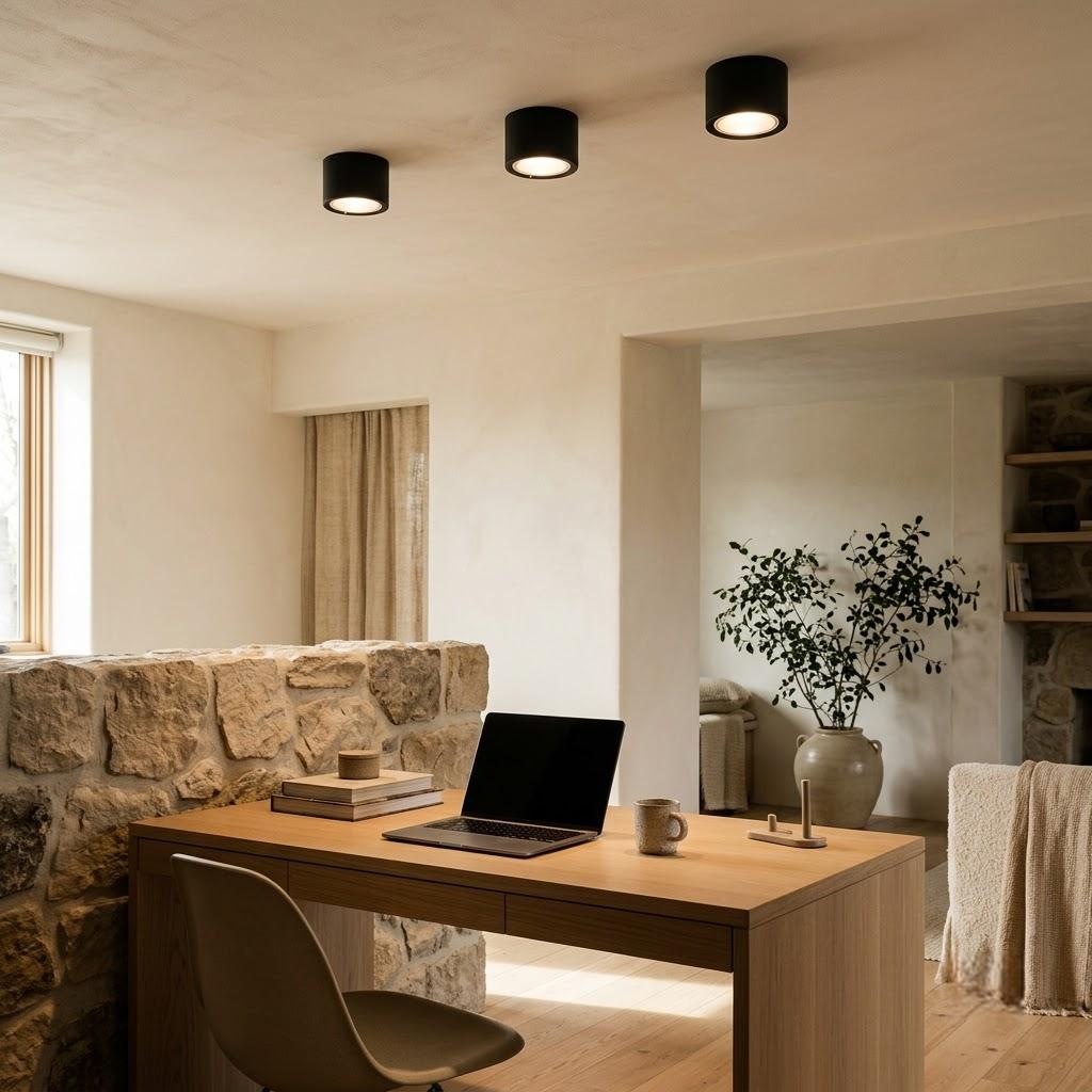 Scandinavian Acrylic Cylinder Flush Mount Ceiling Light