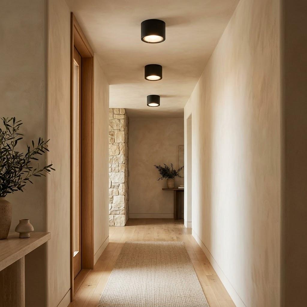 Scandinavian Acrylic Cylinder Flush Mount Ceiling Light