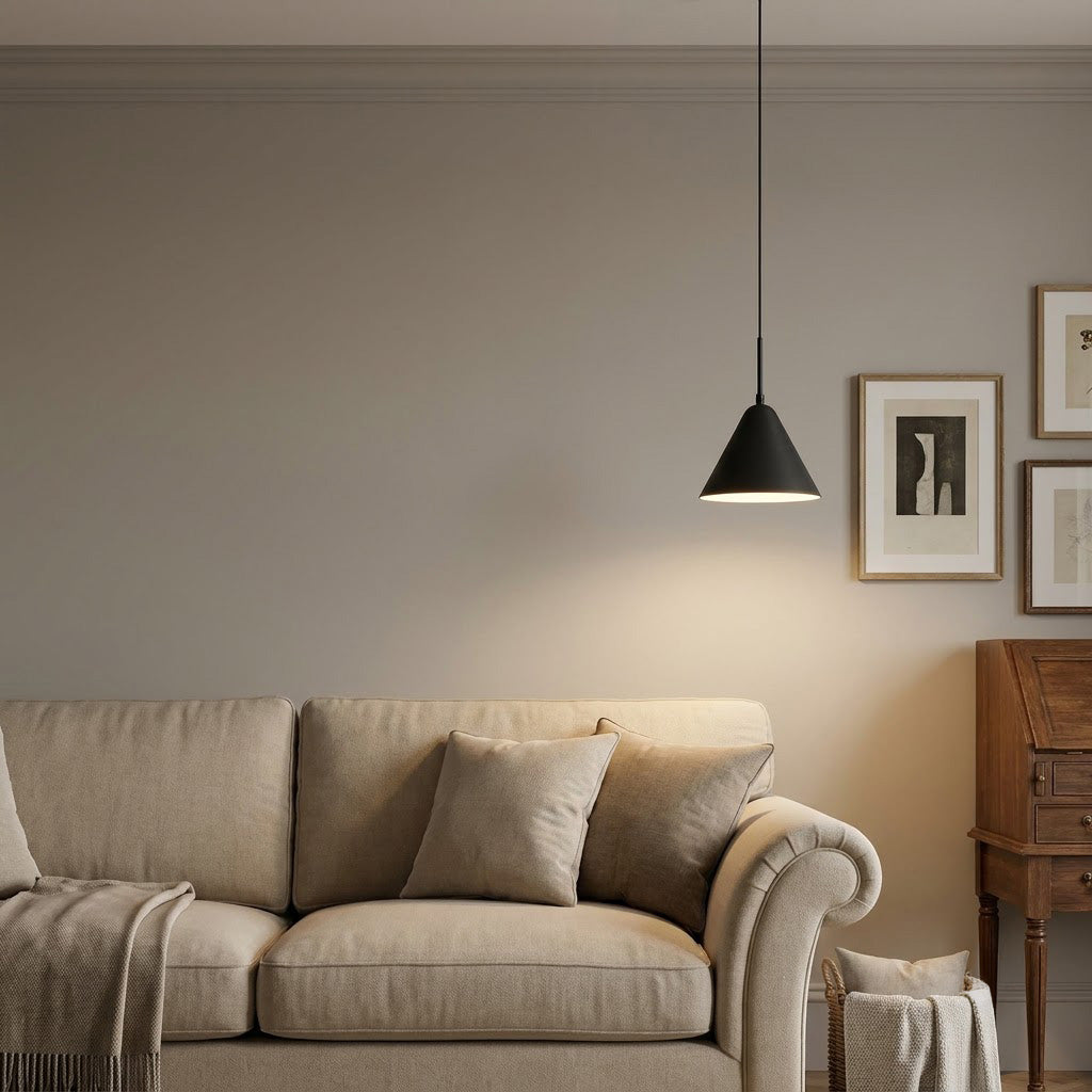 Scandinavian Aluminum Cone Pendant Light