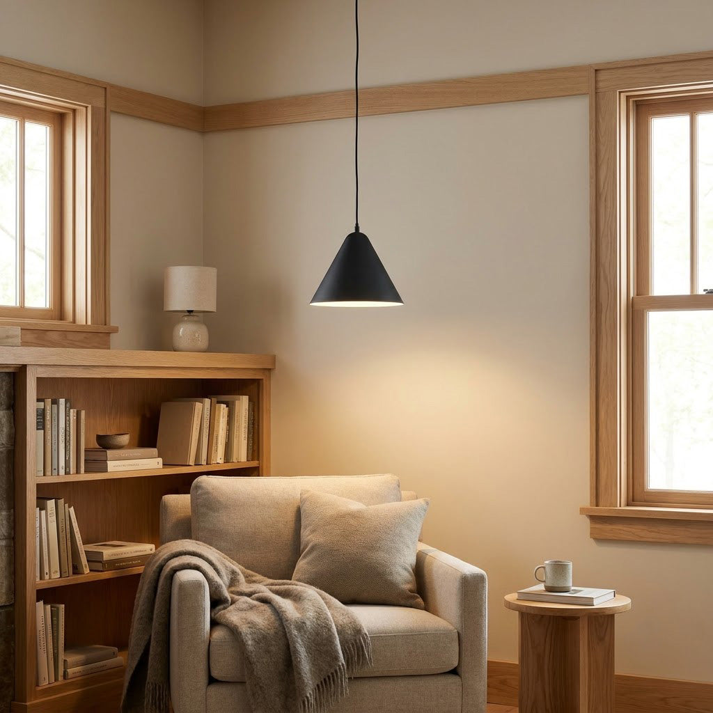 Scandinavian Aluminum Cone Pendant Light