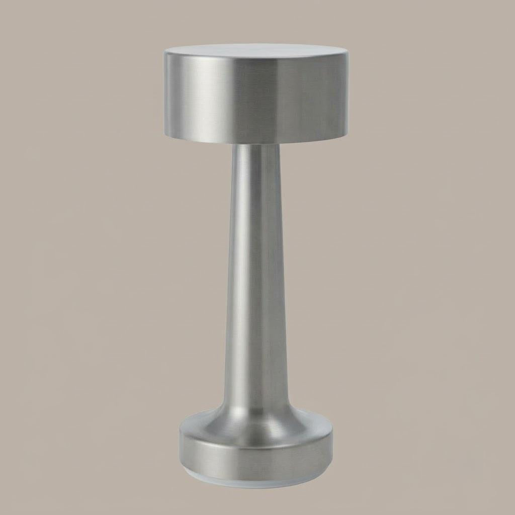 Scandinavian Cylindrical Metal Cordless Table Lamp
