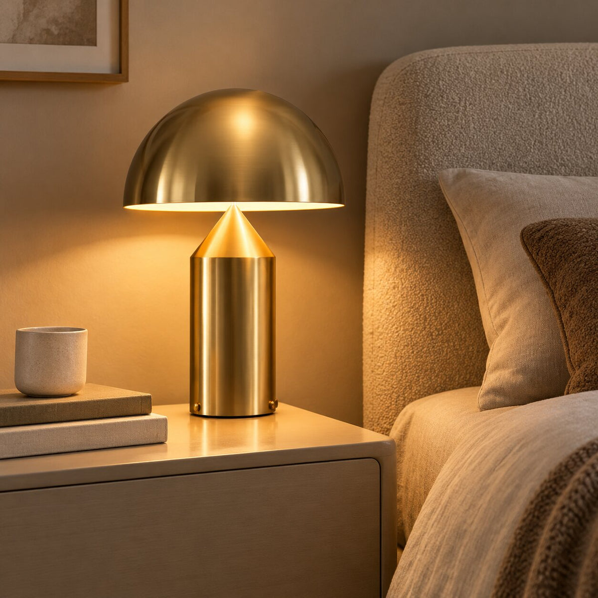 Scandinavian Iron Dome Table Lamp