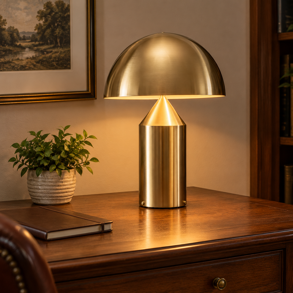 Scandinavian Iron Dome Table Lamp