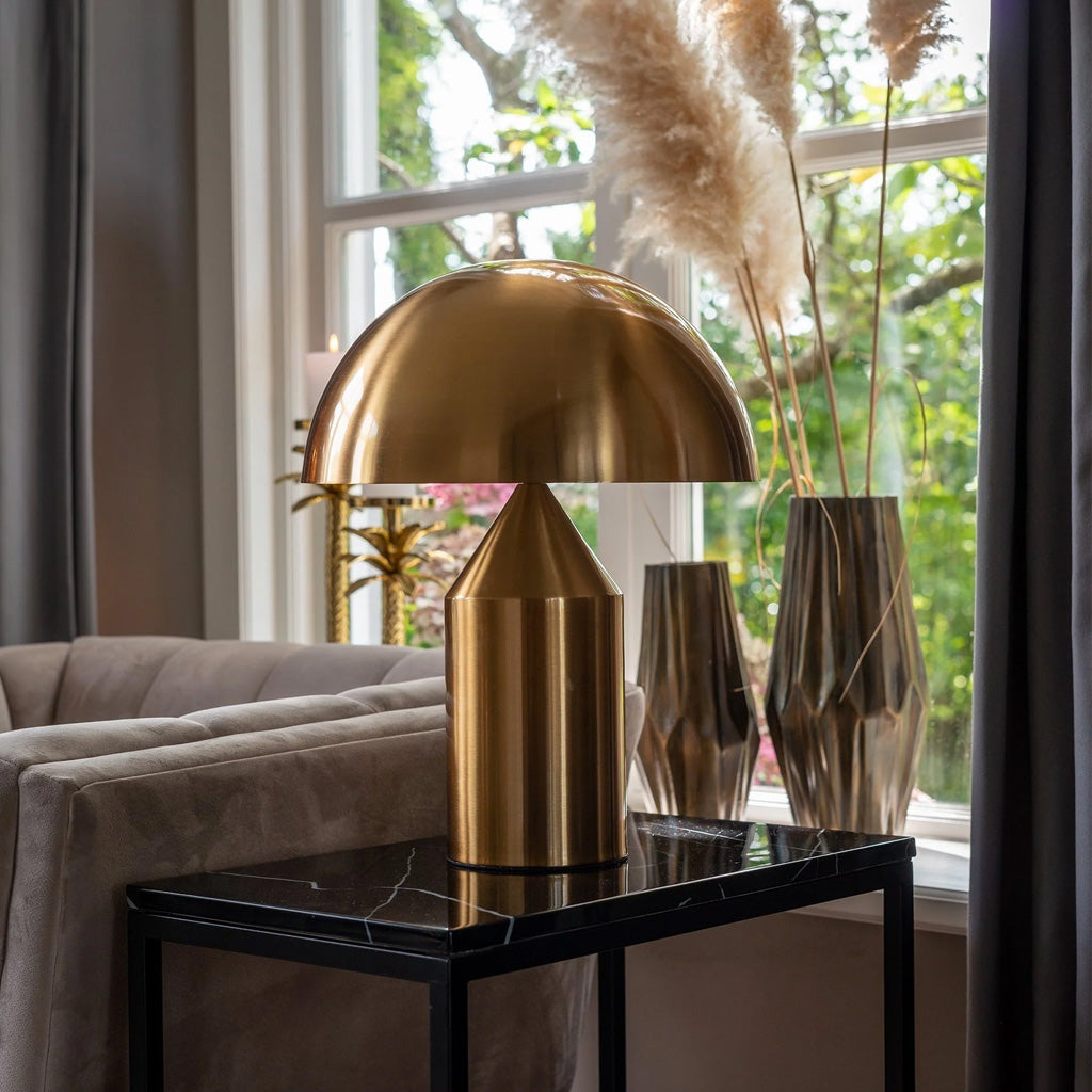 Scandinavian Iron Dome Table Lamp