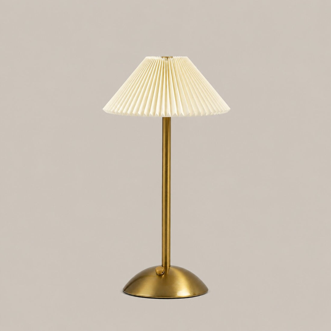 Scandinavian Pleated Fabric Cone Table Lamp