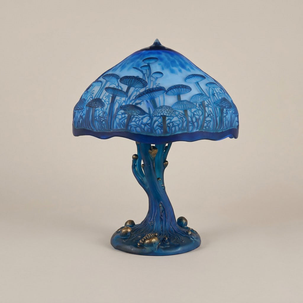 Vintage Resin Mushroom Table Lamp