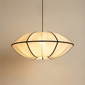 Wabi-Sabi Silk Saucer Pendant Light