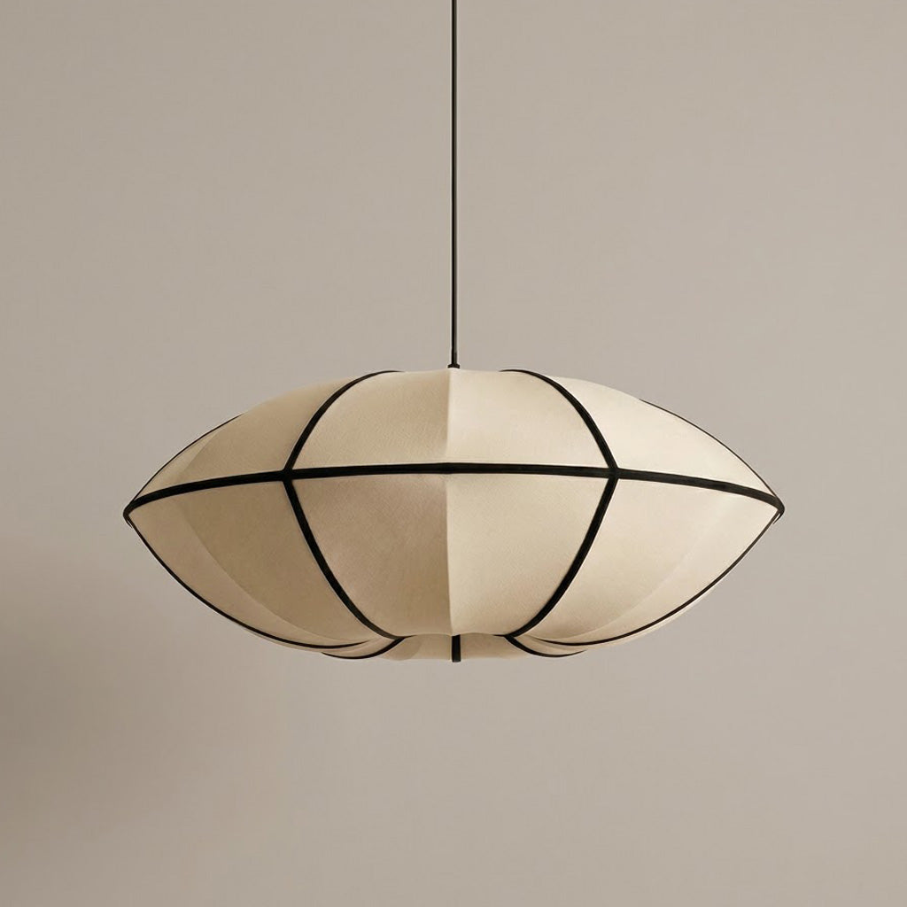 Wabi-Sabi Silk Saucer Pendant Light