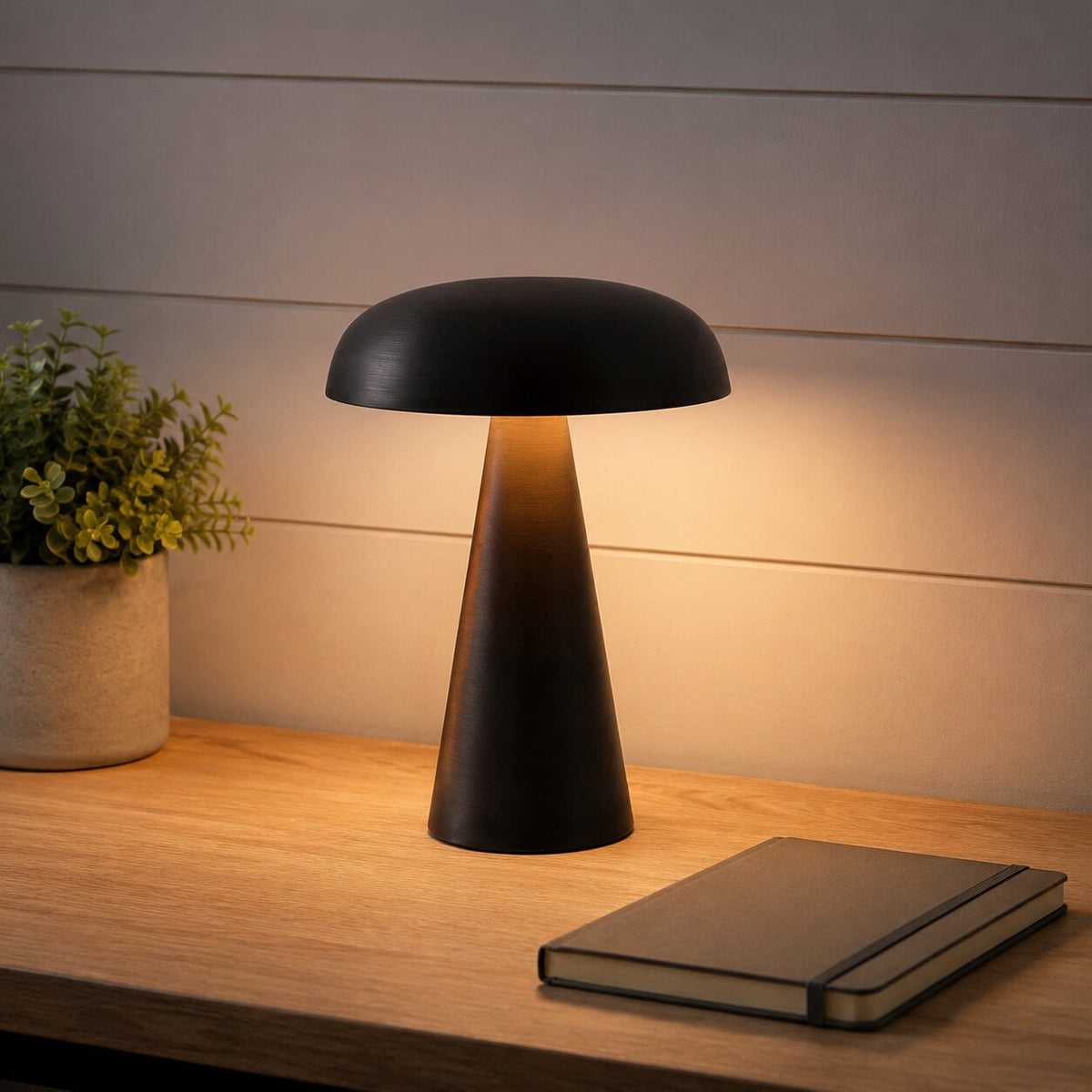 Wrought Iron Dome Table Lamp