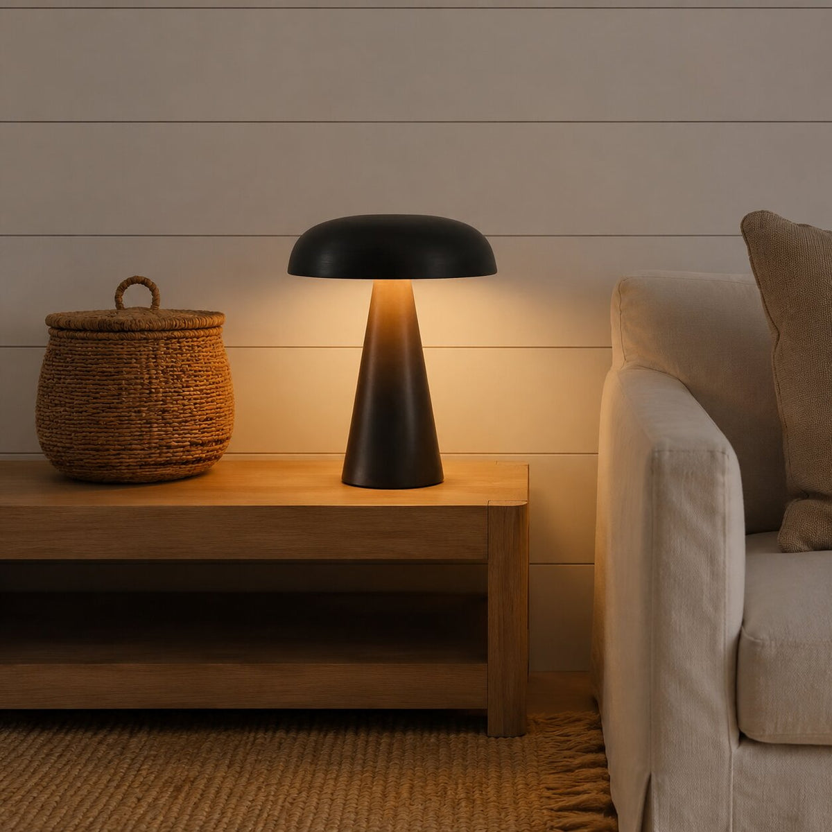 Wrought Iron Dome Table Lamp